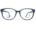 Chick Eyeglasses Frames K518 COL 17 Matte Blue Square Full Rim 52-16-125 - $37.20