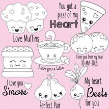 Perfect pairs Clear stamps Rubber seals for DIY scrapbooking card making... - $0.00