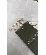 Gucci Button Shank 10 mm Single resin & metal white/gold  - $14.50