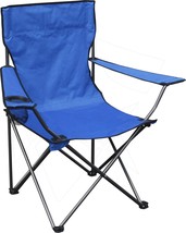 Portable Folding Chair Quik Chair With Armrests, A Cup Holder, And A Carrying - £31.99 GBP