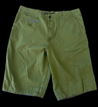 Rocawear Shorts Size 36 Mens Long Bermuda Green Chinos Cotton Cruise Vac... - $37.04