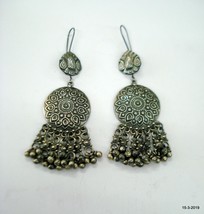 Vintage earrings sterling silver earrings handmade tribal earrings belly... - $186.12