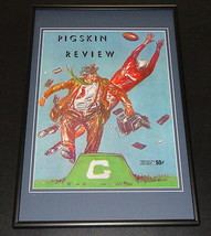 Vintage Southern Cal Football Pigskin Review Framed 10x14 Poster Official Repro - £38.65 GBP