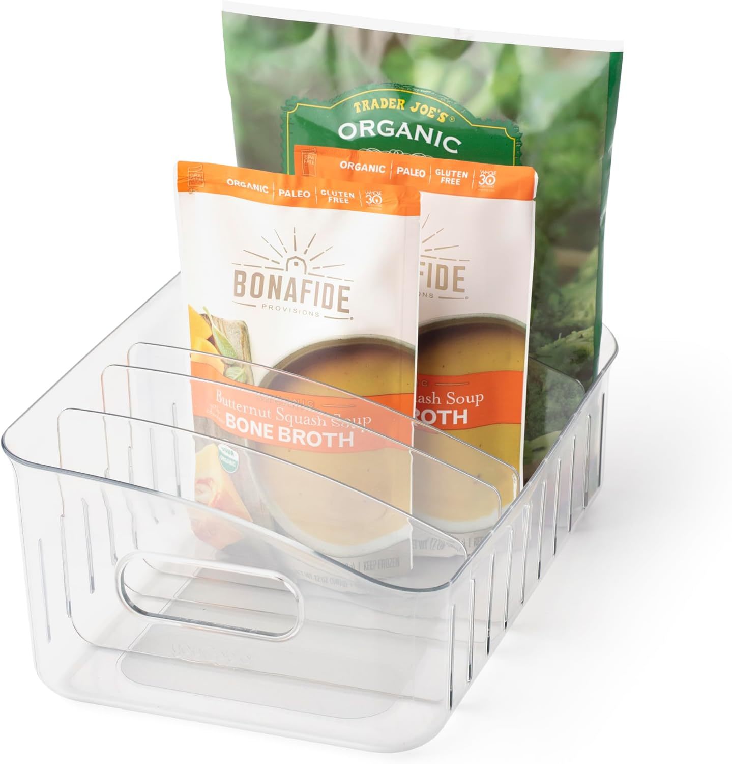 Youcopia Freezeup Freezer Bin 12&quot;, Bpa-Free Fridge Organizer With Adjust... - $39.99