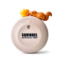 Cute Squirrel Machinery Timers 60 Minutes Mechanical Kitchen Cooking Tim... - $9.89