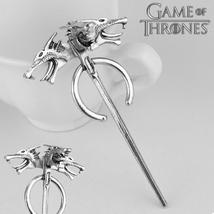 The Game of Thrones Lannister Silver Brooch Pin - £11.99 GBP
