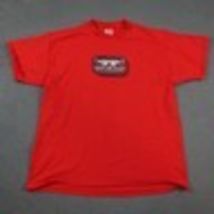 Red White Black Stripes White T-shirt Size XL - $34.60