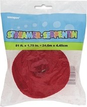 Crepe Streamer 81 Red - $705.25 MXN