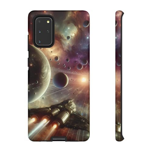 Space Art Tough Cases, Spaceship Traveling Protection for iPhone Galaxy Pixel Ma Item image 2
