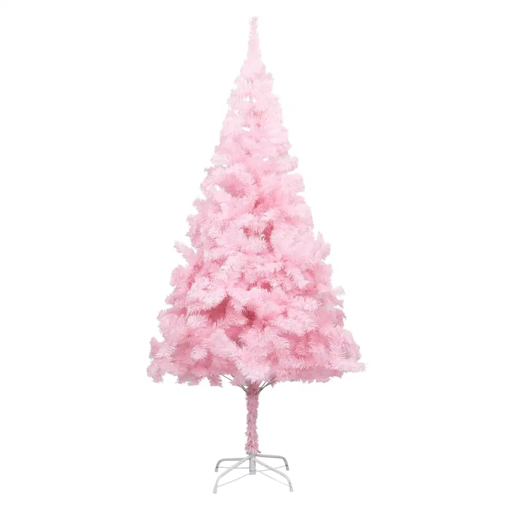 Pink Artificial Full Size Tree, XMAS Christmas, 7 ft tall once assembled... - $62.99