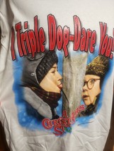 Mens A Christmas Story I Triple Dog Dare You Shirt Medium NEW FREE Shipping - $14.25