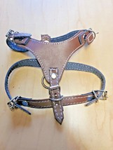 Genuine Leather Dog Harness - Real Leather Made in Mexico - $25.73+