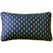 Shoal Cape Abalone Tiny Scale Print Throw Pillow 12x20, with Polyfill Insert - $39.95