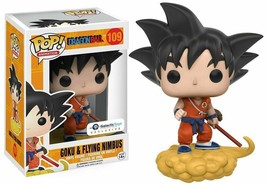 Funko Pop Dragon Ball - Goku and Flying Nimbus Orange Suit Galactic Toys Exclusi - £34.88 GBP