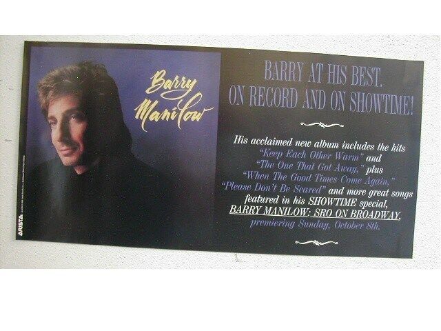 Affiche Promo De Barry Manilow - Barry À Son Meilleur - $4.42