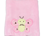 Carter&#39;s Baby Blanket Just One You Butterfly So Adorable Pink Brown Sing... - $19.99