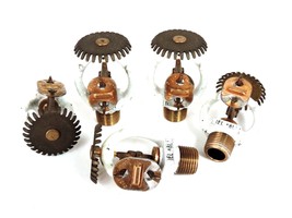 LOT OF 5 RELIABLE SSU-C3 UPRIGHT SPRINKLER HEADS 1/2&quot; NPT SSUC3 - £41.66 GBP