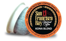 San Francisco Bay One Cup Kona Premium Blend Coffee 80 to 320 Keurig K cups - $79.89+