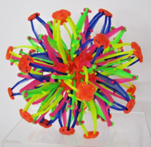 Hoberman Mini Sphere NEON Expanding Toy Ball 6” - 11” Tactile &amp; Visual S... - $14.58