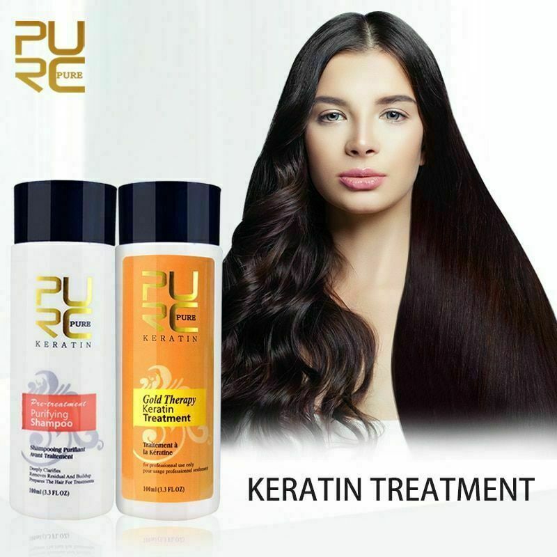 Gold Therapy Keratin Behandlung Neue fortschrittliche Formel Haarpflege... Shampoo & Conditioning