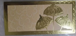 20 Pc Shagun Wedding Rakhi Gifting Designer Umbrella Border Embos Envelo... - $14.88