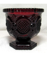 Vintage Avon Cape Cod Ruby Red 1876 Collection Footed 3 1/4&quot; Open Sugar ... - $7.91
