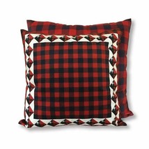 Elegant Diamond Check Throw Pillow 18"x18" - €29,08 EUR