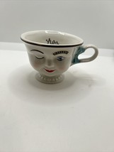 Vintage Baileys Irish Cream YUM Cup Winking Eye Face Miss Mrs Coffee Mug Tea Cup - £8.92 GBP