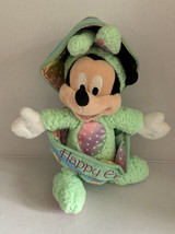 Walt Disney World Happy Easter Mickey Mouse Dressed As Easter Egg Doll Plush - $30.00