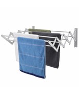 Wall Mount Clothes Drying Rack, Rustproof Accordion Retractable Drying R... - £72.33 GBP