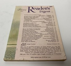 Readers Digest February 1971 Bobby Orr Dick Van Dyke John Barron David Reuben - £7.72 GBP