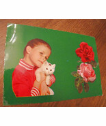 1972 Postcard Postcard 25 Lire Rose Girl Kitten CECAMI 225 Wishes-
show ... - $323.87 MXN