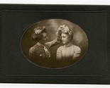 Future Sister-in-Laws Oval Photo on Backer 1900&#39;s Carrie Steele &amp; Alice ... - $27.69