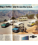 1972 Chevrolet Trucks Campers Advertisement Vintage Automobile Centerfol... - $548.16 MXN
