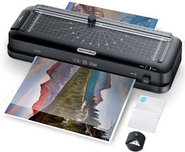 Sinopuren 9-Inch Thermal Laminator, Personal 3-In-1 Desktop Laminating, ... - $50.93