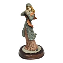 Vintage La Verona Collection Winter Lady with a Hand Muffin 9&quot; Figurine - £19.71 GBP