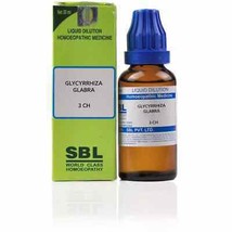 SBL Glycyrrhiza Glabra 3 CH Dilution 30ml - £10.07 GBP