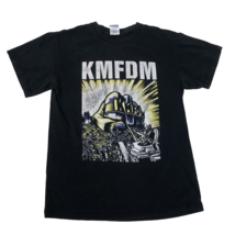 KMFDM 2011 North America Concert Tour Black T Shirt Adult Size Small - £23.32 GBP