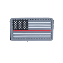 Boss Dog Tactical Collar Patch USA Thin Red Line, One Size (Case of 6) - £76.39 GBP