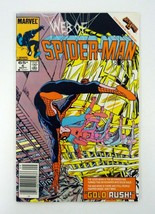 Web of Spider-Man #6 Marvel Comics Gold Rush Newsstand Edition VF- 1985 - $4.45