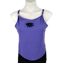 Real Comfort By Chadwicks Junior Girls XL Purple Cami Top With Beaded Detail - £17.75 GBP