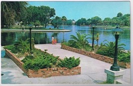 Florida Postcard Tarpon Springs Visitors Spring Bayou  - £1.65 GBP