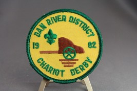 Vintage BSA Patch Boy Scout Dan River District 1982 Chariot Derby - £7.59 GBP