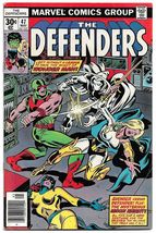 The Defenders #47 (1977) *Marvel Comics / Hellcat / Moon Knight / Valkyrie* - £10.22 GBP