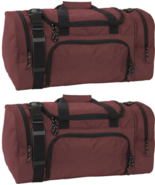(2 Pack) Mercury Luggage Carry-On Gym Locker Bag 21.0”x10.5”x10.5” Maroo... - $40.72 CAD