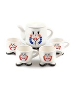 Walking ware tea set vtg novelty ceramic anthropomorphic tea pot cups wi... - £72.56 GBP