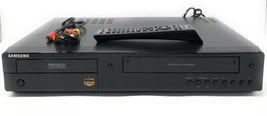 Samsung DVD Recorder VCR Combo One Button Vhs to Dvd Dubbing with Remote Control - £375.68 GBP