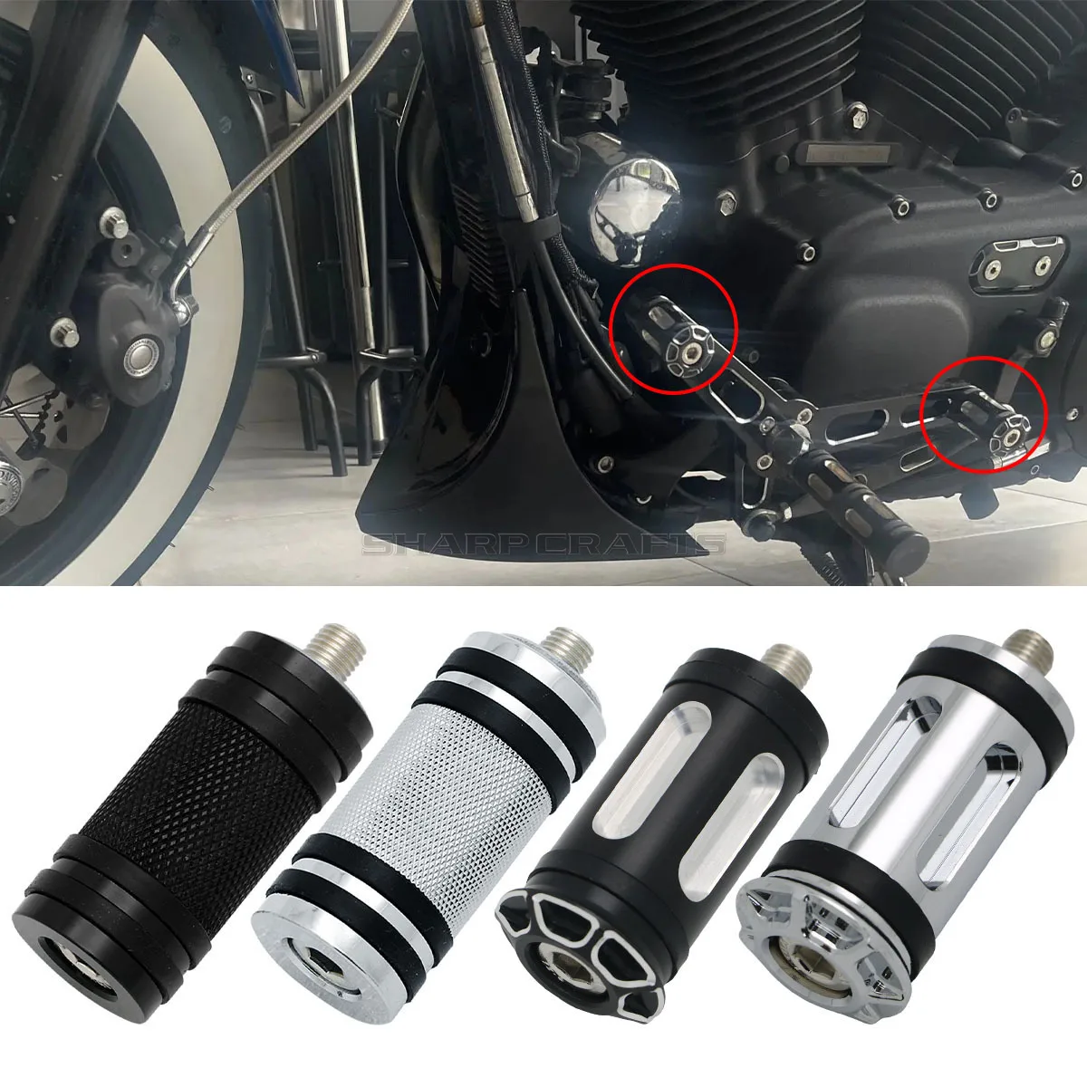 Motorcycle Shift Gear Lever Shifter Peg for Harley Sportster 883 1200 So... - $7.93+
