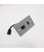 Covid Cables 1-Gang, HDMI Pigtail, Keystone USB-3-AA, Clr Anod W1231M-CA - €15,44 EUR