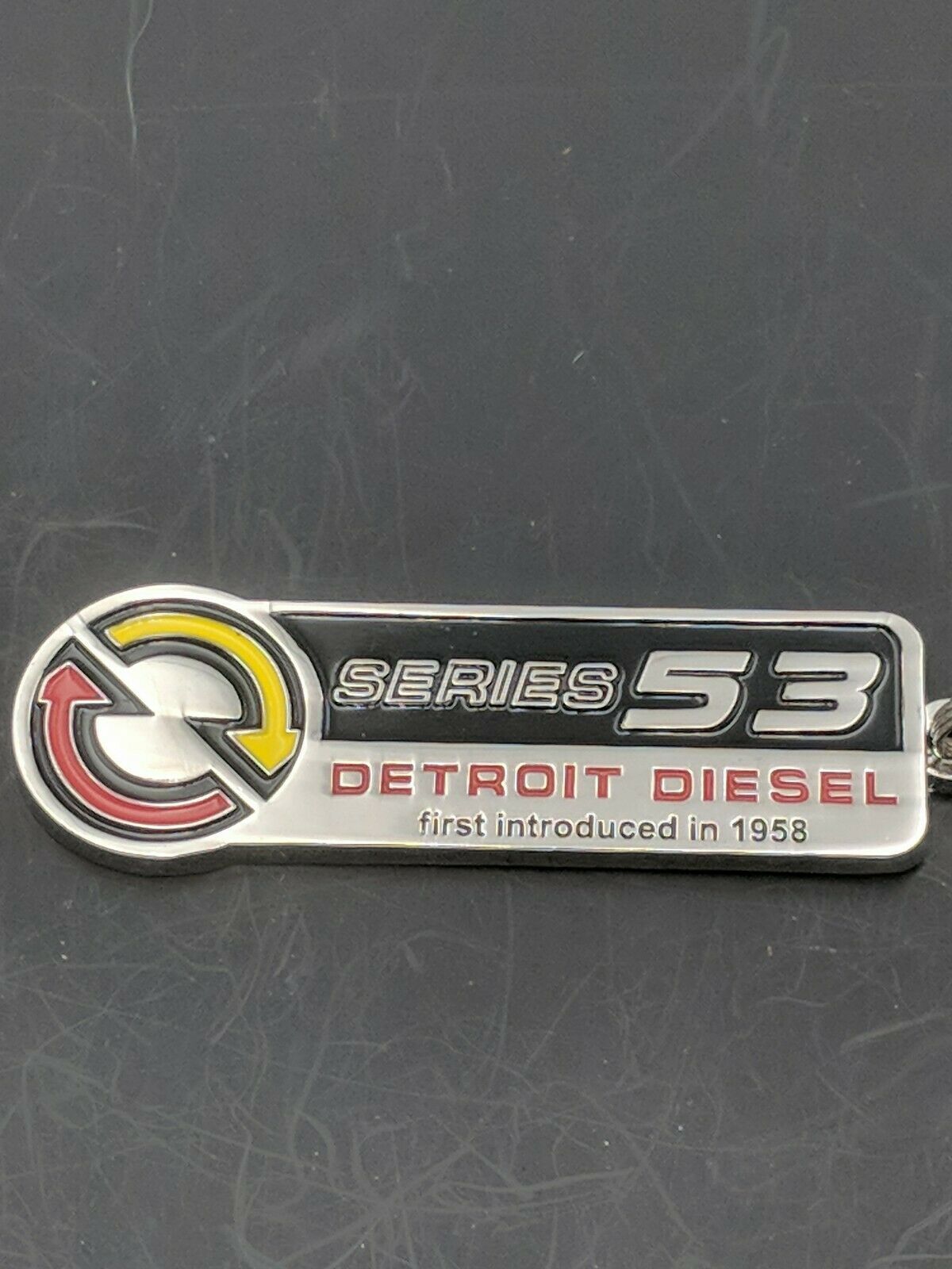 Detroit Diesel (series 53) Unique Design Keychain/Backpack Jewelry..(i4)